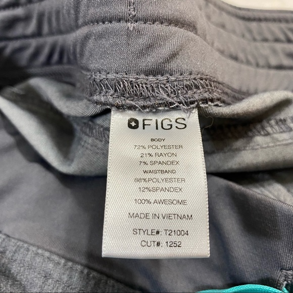 Figs Kade Cargo Scrub Pants Graphite Grey Sz Medium - Picture 7 of 14